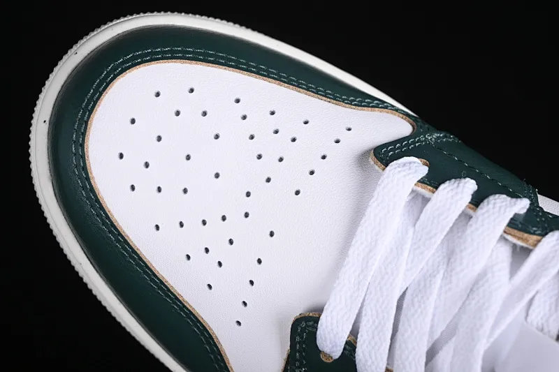 All categories Air Jordan Jordan series basketball shoes Air Jordan 1 Low G version pure original Air Jordan 1 Low AJ1 Joe 1 white green low-top cultural casual sneakers FQ7687-300